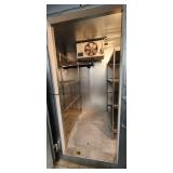 Carroll Coolers 7 1/2' x 10 1/2' walk in with attached 7 1/2' x 5' walk in freezer, Bohn condensers 