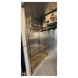 Carroll Coolers 7 1/2' x 10 1/2' walk in with attached 7 1/2' x 5' walk in freezer, Bohn condensers 