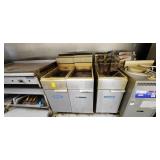 3-Imperial 40 lb. deep fryers