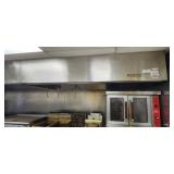 2-11' Air Tech by Delfield exhaust hood with ancil system