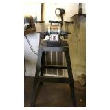 Craftsman 6" bench grinder with leg set. Working