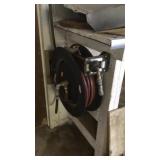 2 air hose reels with air hose