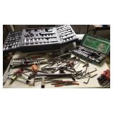 Miscellaneous mixed match sockets, chain saw