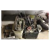 Misc, scrap, tire, radio , nuts bolts