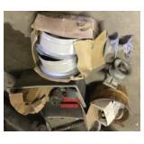 Miscellaneous scrape and garage items, nuts and