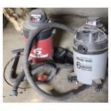 (Qty 2) shop vacs * one needs wheel