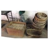 Bushel baskets * berry baskets * half bushel* tent