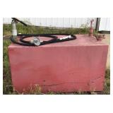 Fuel tank with hose and nozzle * ** not used for