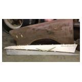 1957 Chery fount panel with aluminum  side panels