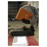 Riggie chop saw * 14" abrasive city off machine,