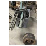 Tote with angle iron steel ** belt wheel  for