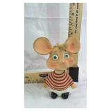 Mouse bobble head with ceramic bottom