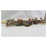 Lot of 5 Charming Tails bunny figurines