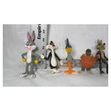 Lot of 4 Loony Toons toys and Fat Albert toy