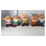 Walt Disney 7 Dwarfs lot of 5