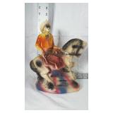Chalk Cowboy figurine