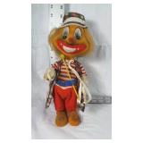 Hobo clown stand up figurine
