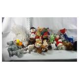 25 various TY Beanie Babies unsearched
