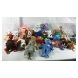 25 various TY Beanie Babies unsearched