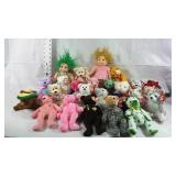 25 various TY Beanie Babies unsearched