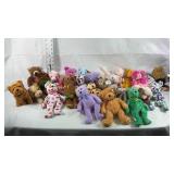 25 various TY Beanie Babies unsearched