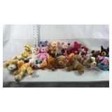 25 various TY Beanie Babies unsearched