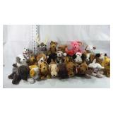 25 various TY Beanie Babies unsearched