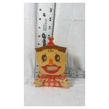 Wooden Coin Bank Squeaker Mechanical Clown