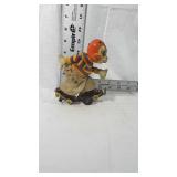 Tin wind up roller skating bunny