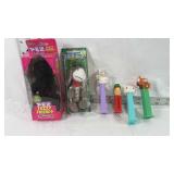 6 Various Pez dispensers