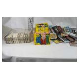 Loose and packaged baseball cards