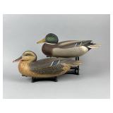 Bob White Pr. of Mallard Duck Decoys