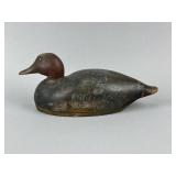 Michigan Redhead Drake Duck Decoy