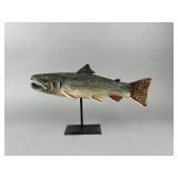 Mike Borrett Hand Carved Brook Trout