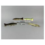 5 Hennes Johnson Fish Spearing Decoys