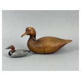 2 Duck Carvings