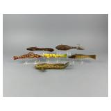 6 Fish Spearing Decoys