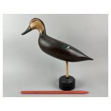 Rare Jim Slack Field Black Duck Decoy