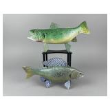 2 Dave Kober Fish Spearing Decoys