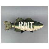 Vintage Bait Trade Sign