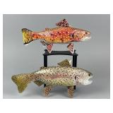 2 Dave Kober Fish Spearing Decoys