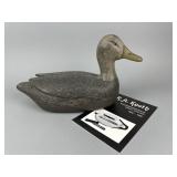 Rudy Knuth Black Duck Decoy