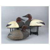3 Midwest Canvasback Duck Decoys