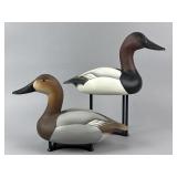 Bill Schauber Pr. of Canvasback Duck Decoys