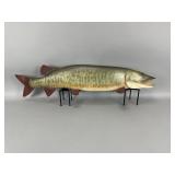 Ron Tepley Hand Carved Muskie