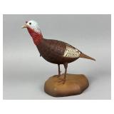 H. Anderson Hand Carved Miniature Turkey