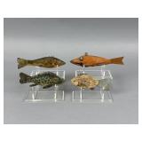 4 Minnesota Fish Spearing Decoys