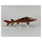 Sonny Bashore Sturgeon Spearing Decoy