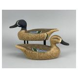 Ron Koch Pr. of Blue-Winged Teal Duck Decoys