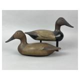 Virgil Lashbrook Pr. of Canvasback Duck Decoys